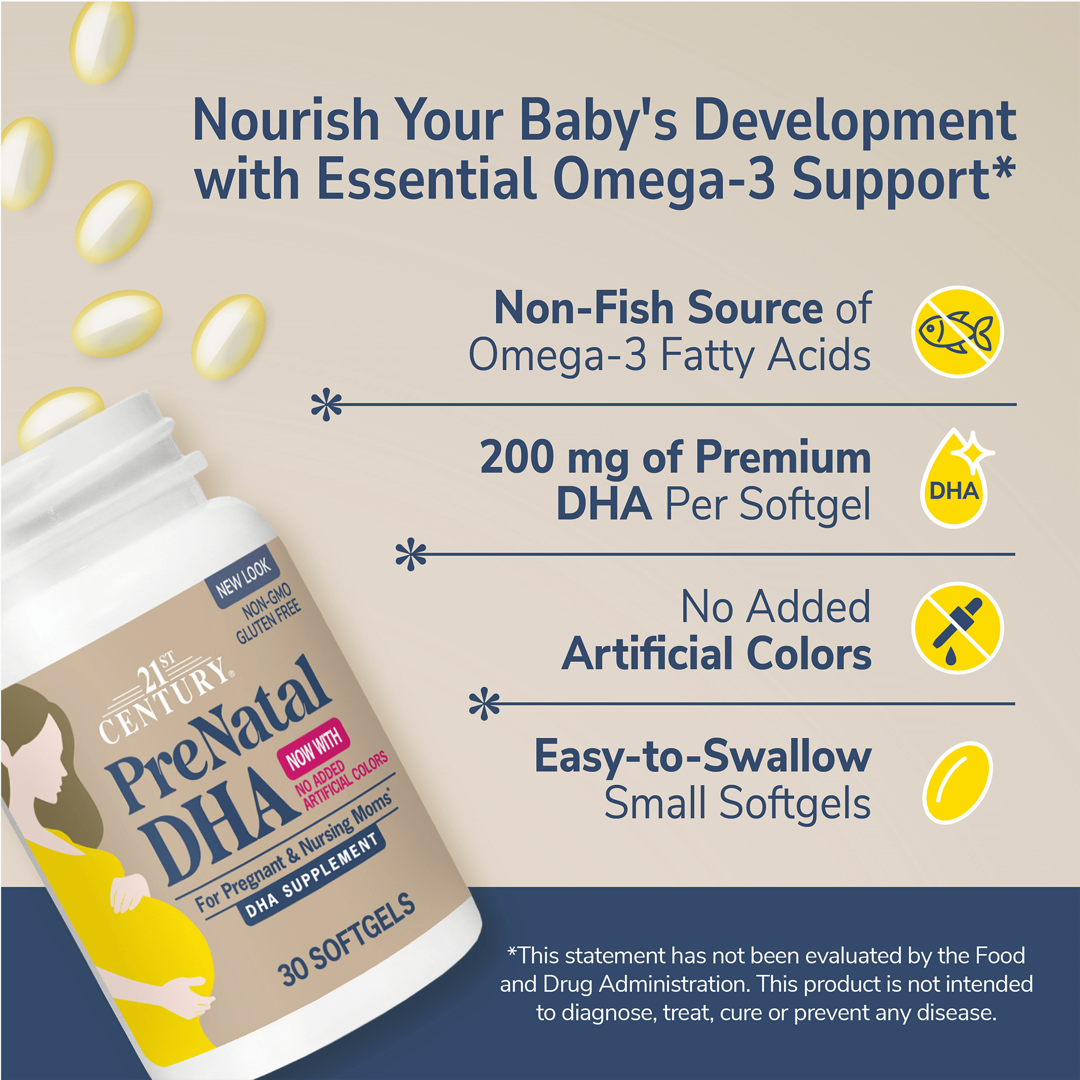 21st Century, PreNatal DHA, 30 Softgels lifestyle image