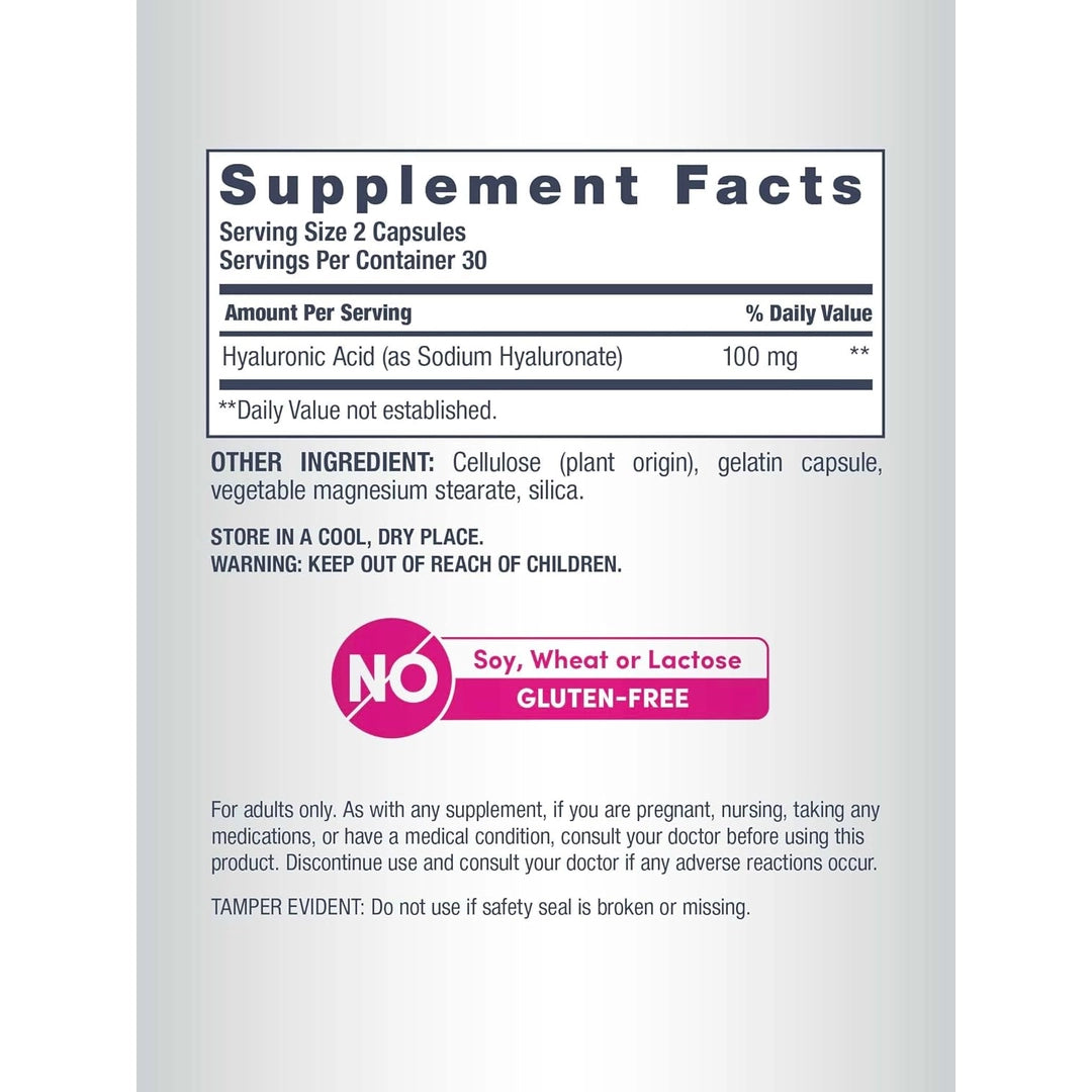 NeoCell, Hyaluronic Acid, 60 Capsules (50 mg per Capsule)