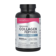 NeoCell, Grassfed Collagen Peptides + Vitamin C, 250 Tablets