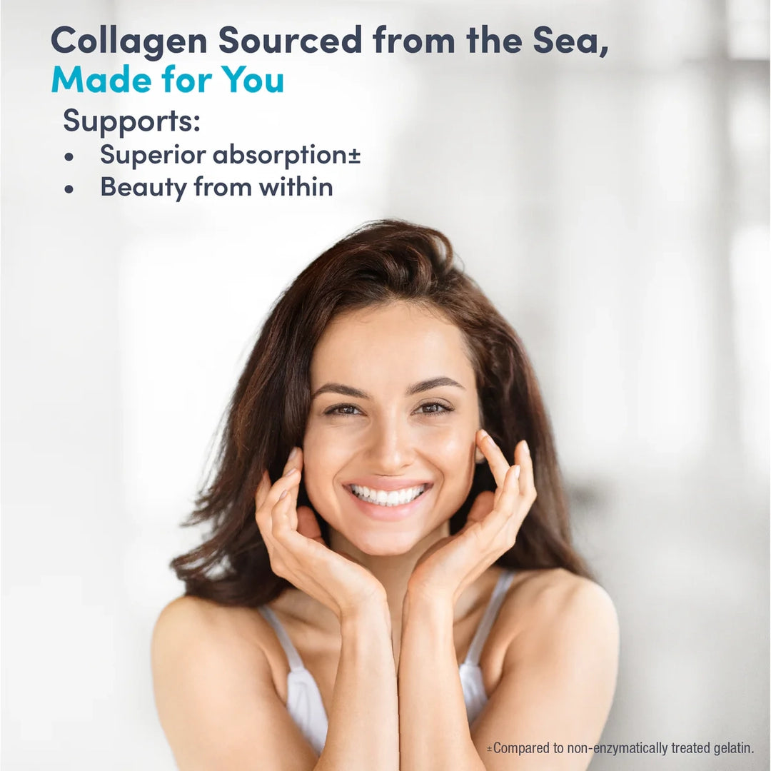 NeoCell, Marine Collagen Peptides + Hyaluronic Acid, 120 Capsules