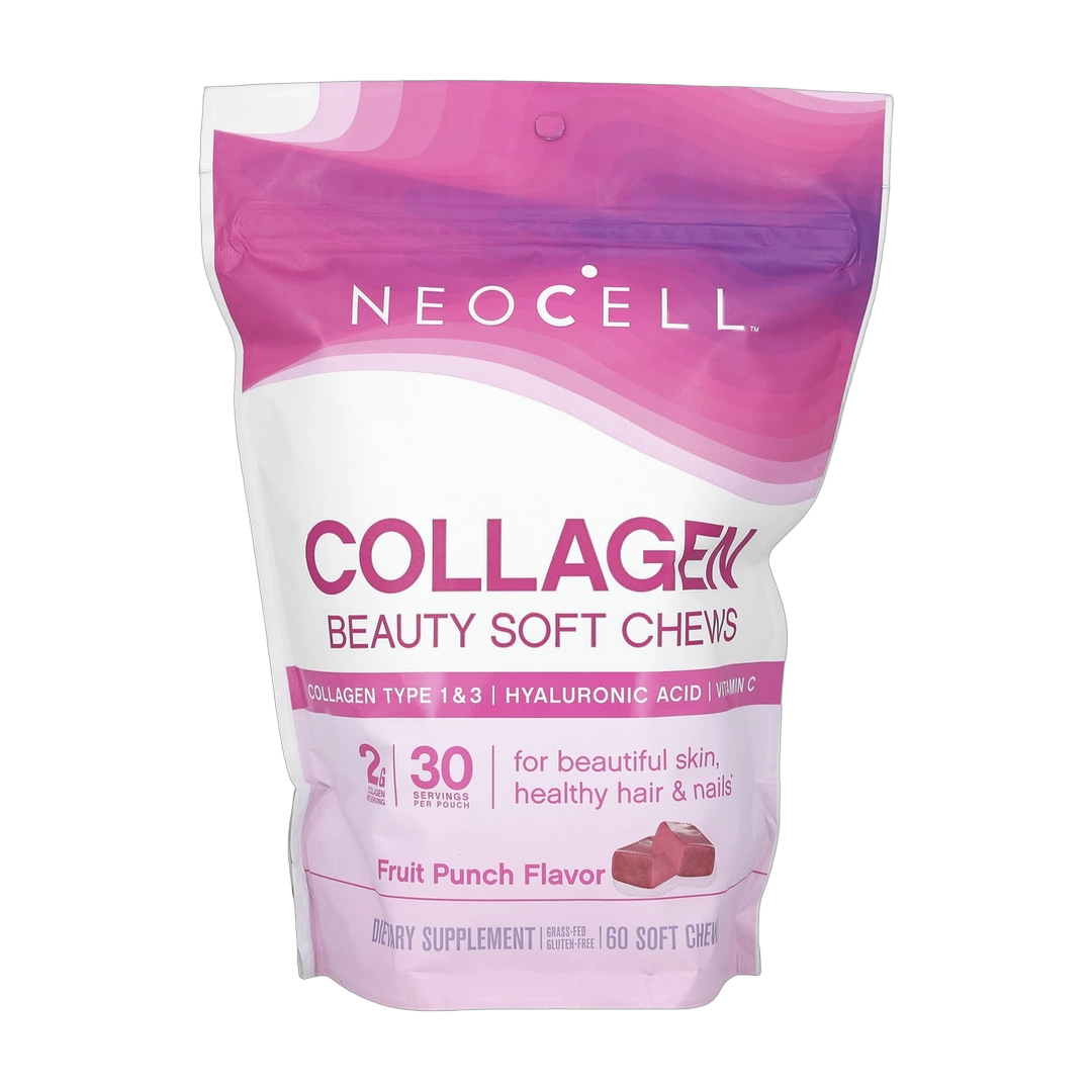 NeoCell, Collagen Beauty Soft Chews, Fruit Punch, 60 Soft Chews