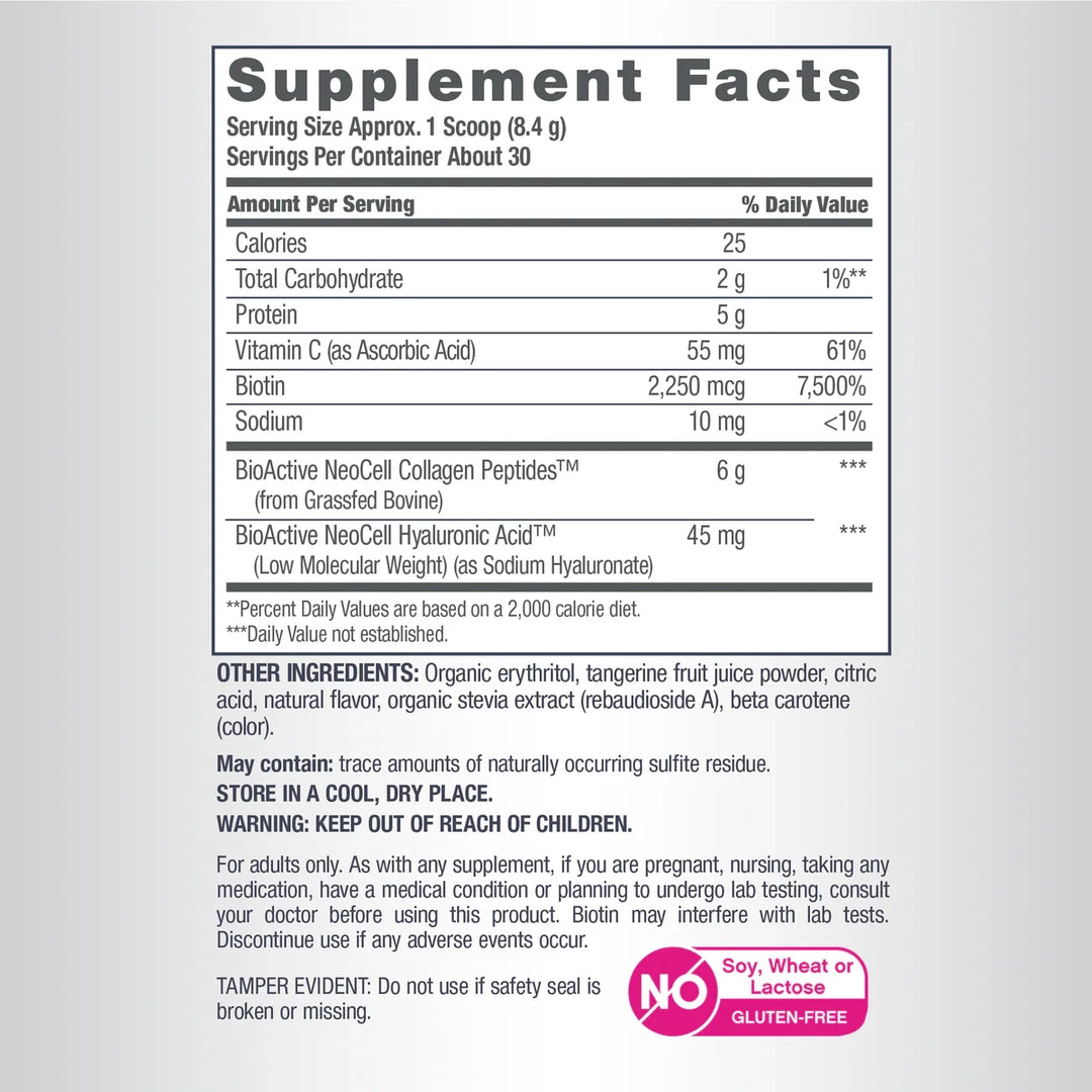 NeoCell, Collagen Beauty Infusion Drink Mix, Tangerine Twist, 11.6 oz (330 g)