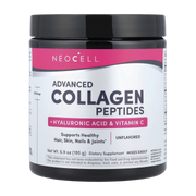 NeoCell, Advanced Collagen Peptides + Hyaluronic Acid & Vitamin C, Unflavored, 6.9 oz (195 g)