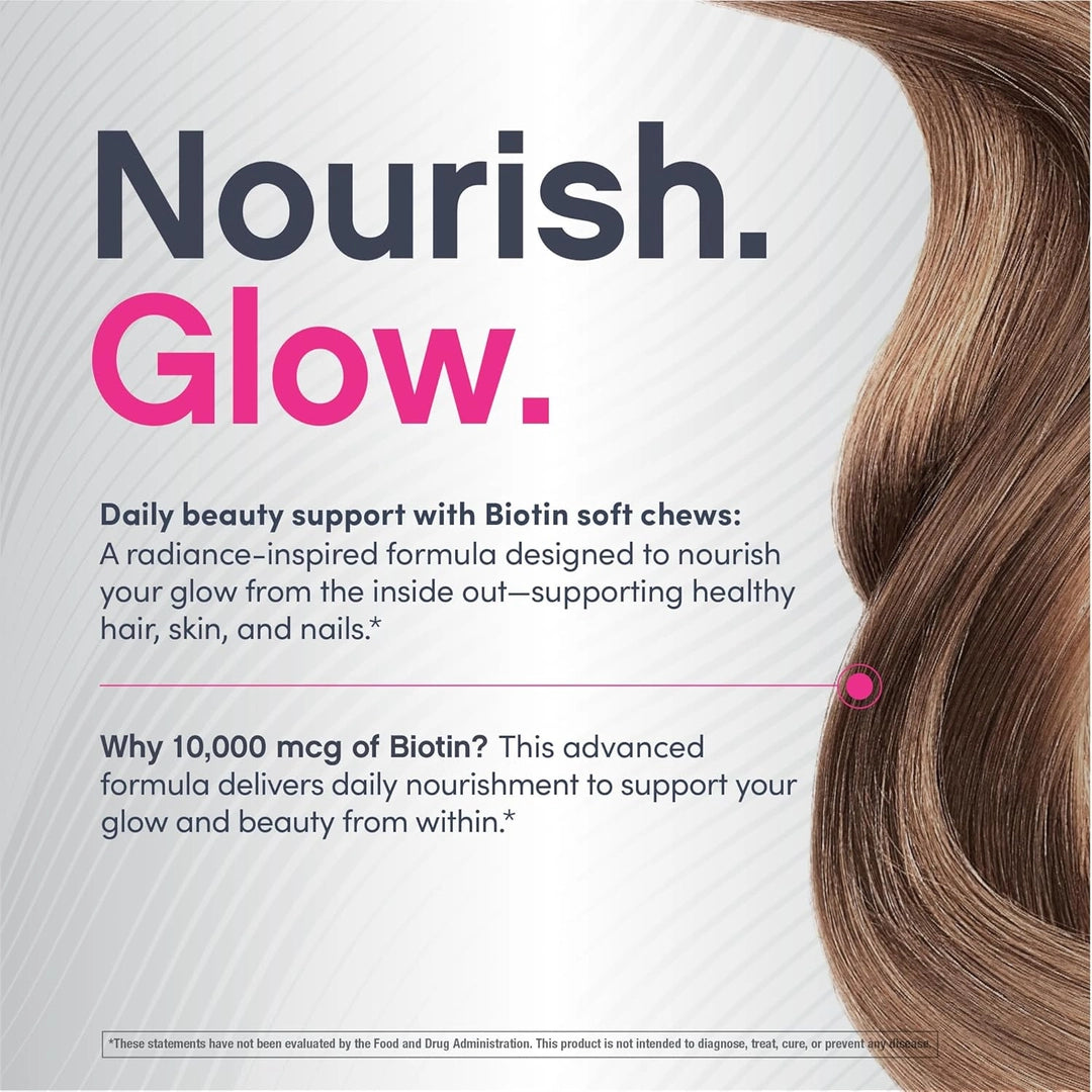 NeoCell, Biotin Beauty Soft Chews,  Acai Berry , 10,000 mcg, 30 Soft Chews