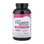 NeoCell, Grassfed Collagen Peptides + Vitamin C & Biotin, 270 Tablets