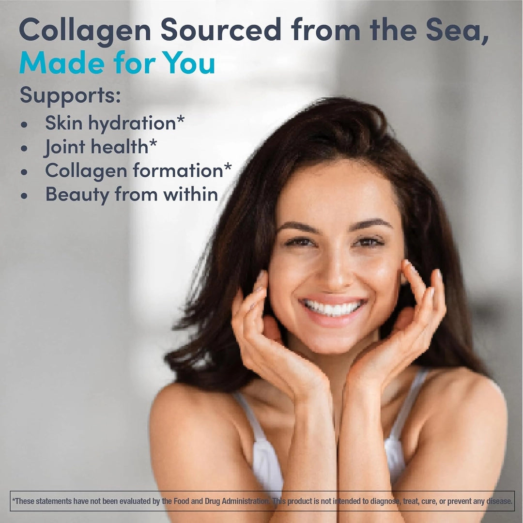 NeoCell, Marine Collagen Peptides + Hyaluronic Acid, MSM & Vitamin C, Unflavored, 7 oz (200 g)