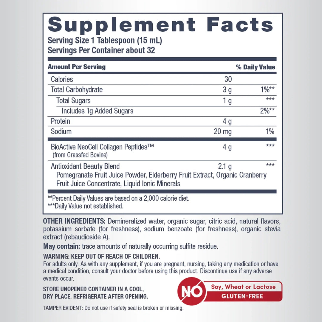 NeoCell, Collagen Liquid, Pomegranate, 16 fl oz (473 ml)