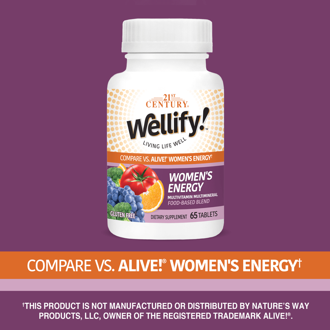 21st Century, Wellify! Women's Energy, Multivitamin Multimineral, 65 Tablets lifestyle image
