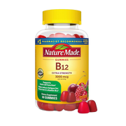 Nature Made, Extra Strength Vitamin B12, 60 Gummies front packaging view