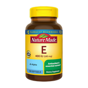 Nature Made, Vitamin E, 180 mg (400 IU), 180 Softgels front packaging view
