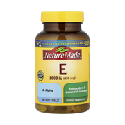 Nature Made, Vitamin E, 450 mg (1,000 IU), 60 Softgels front packaging view