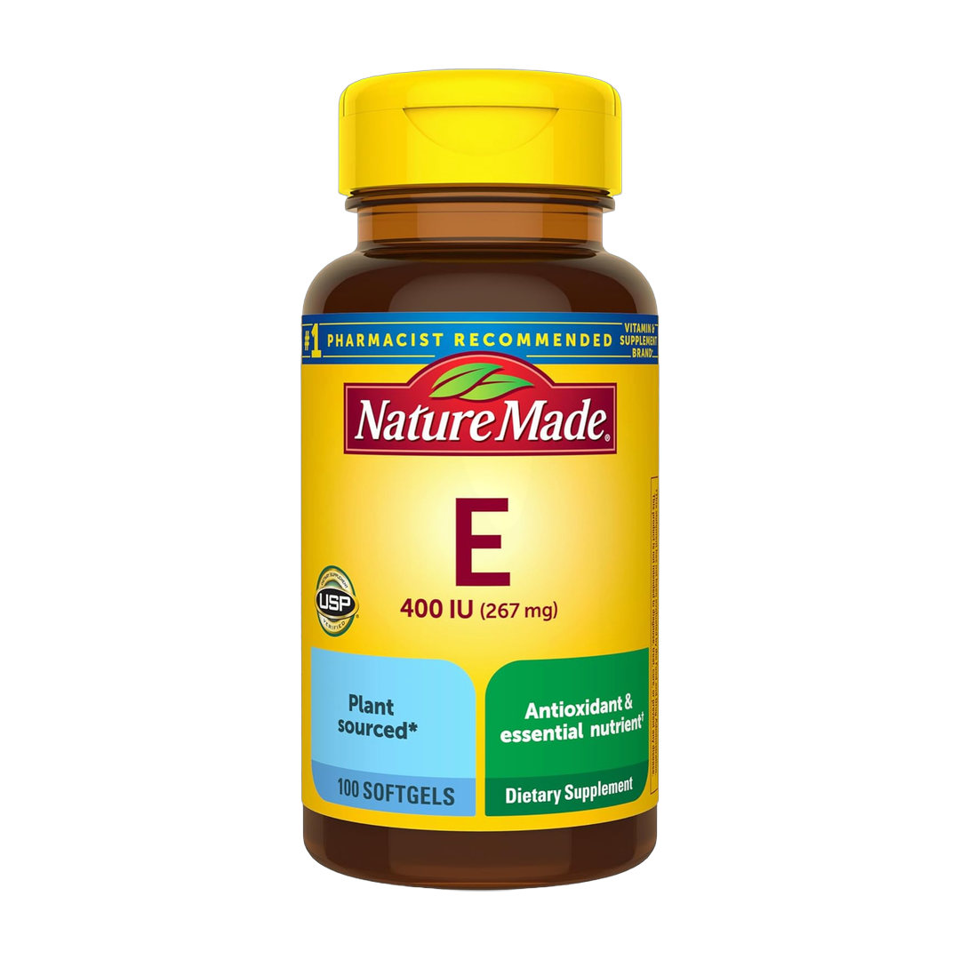 Nature Made, Vitamin E 400 IU, 100 Softgels front packaging view