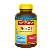 Nature Made, Fish Oil Omega-3, 1200mg, 100 Softgels front packaging view