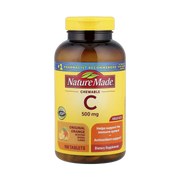 Nature Made, Vitamin C Chewable, Original Orange, 500 mg, 150 Tablets front packaging view
