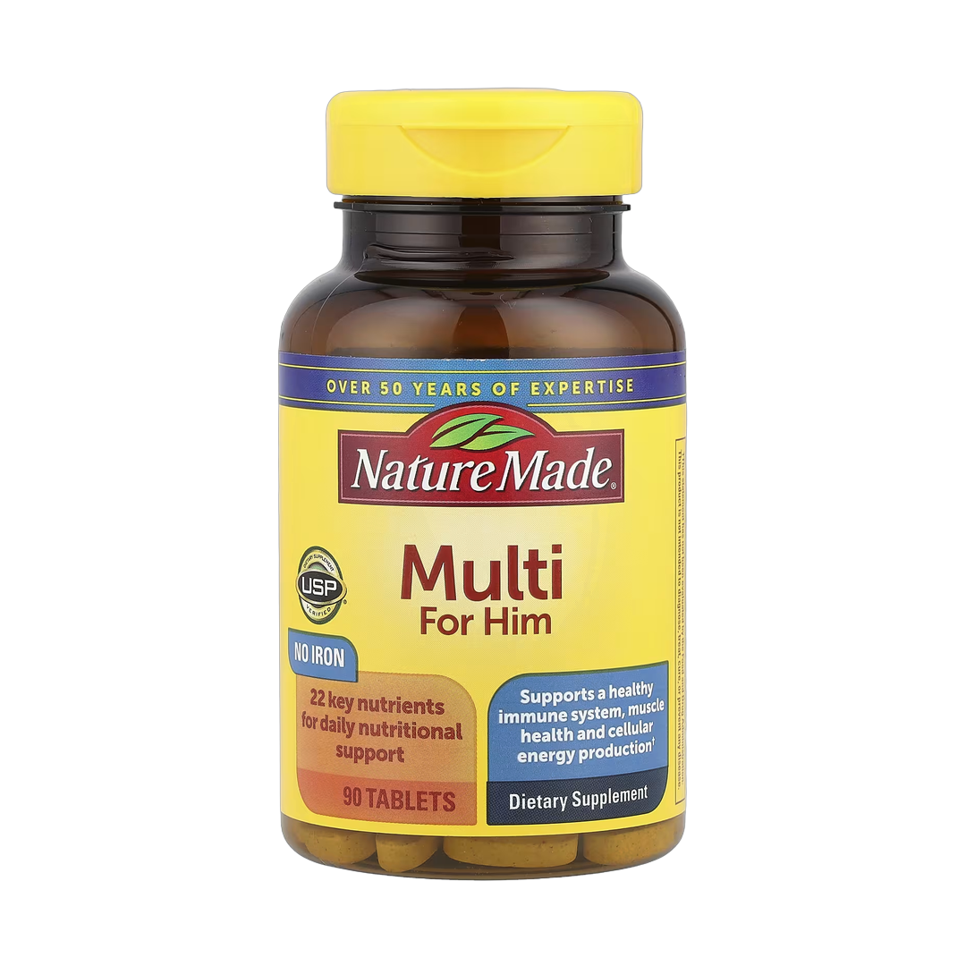 Nature Made, Multi for Him, 90 Tablets front packaging view