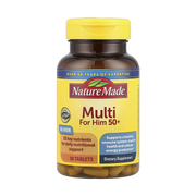 Nature Made, Multi For Him 50+, 90 Tablets front packaging view