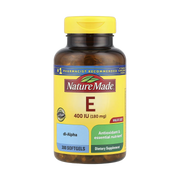 Nature Made, Vitamin E , 180 mg (400 IU), 300 Softgels front packaging view