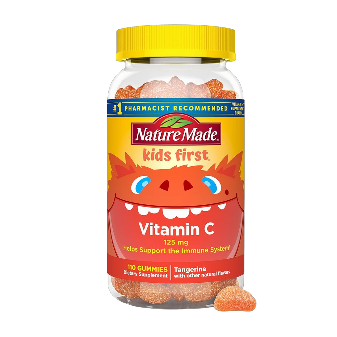 Nature Made, Kids First Vitamin C Gummies for Kids, 110 Gummies front packaging view