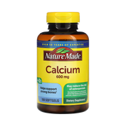 Nature Made, Calcium with Vitamin D3, 600 mg, 100 Softgels front packaging view