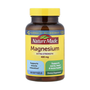 Nature Made, Magnesium, 400 mg, 60 Softgels front packaging view