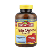 Nature Made, Triple Omega, 150 Softgels front packaging view