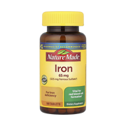 Nature Made, Iron, 65 mg, 180 Tablets front packaging view