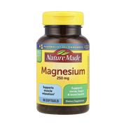 Nature Made, Magnesium, 250 mg, 90 Softgels front packaging view