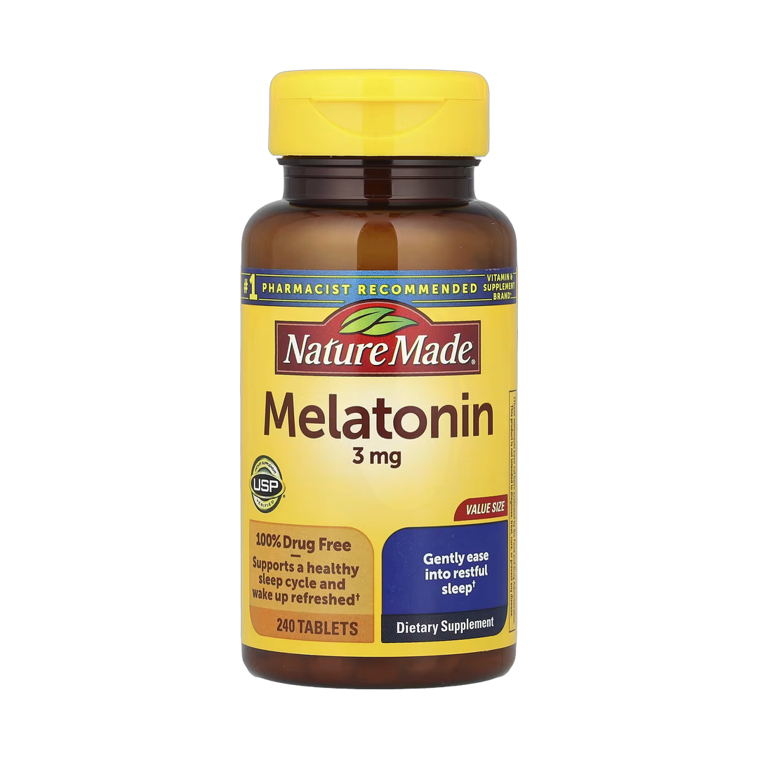 Nature Made, Melatonin, 240 Tablets front packaging view
