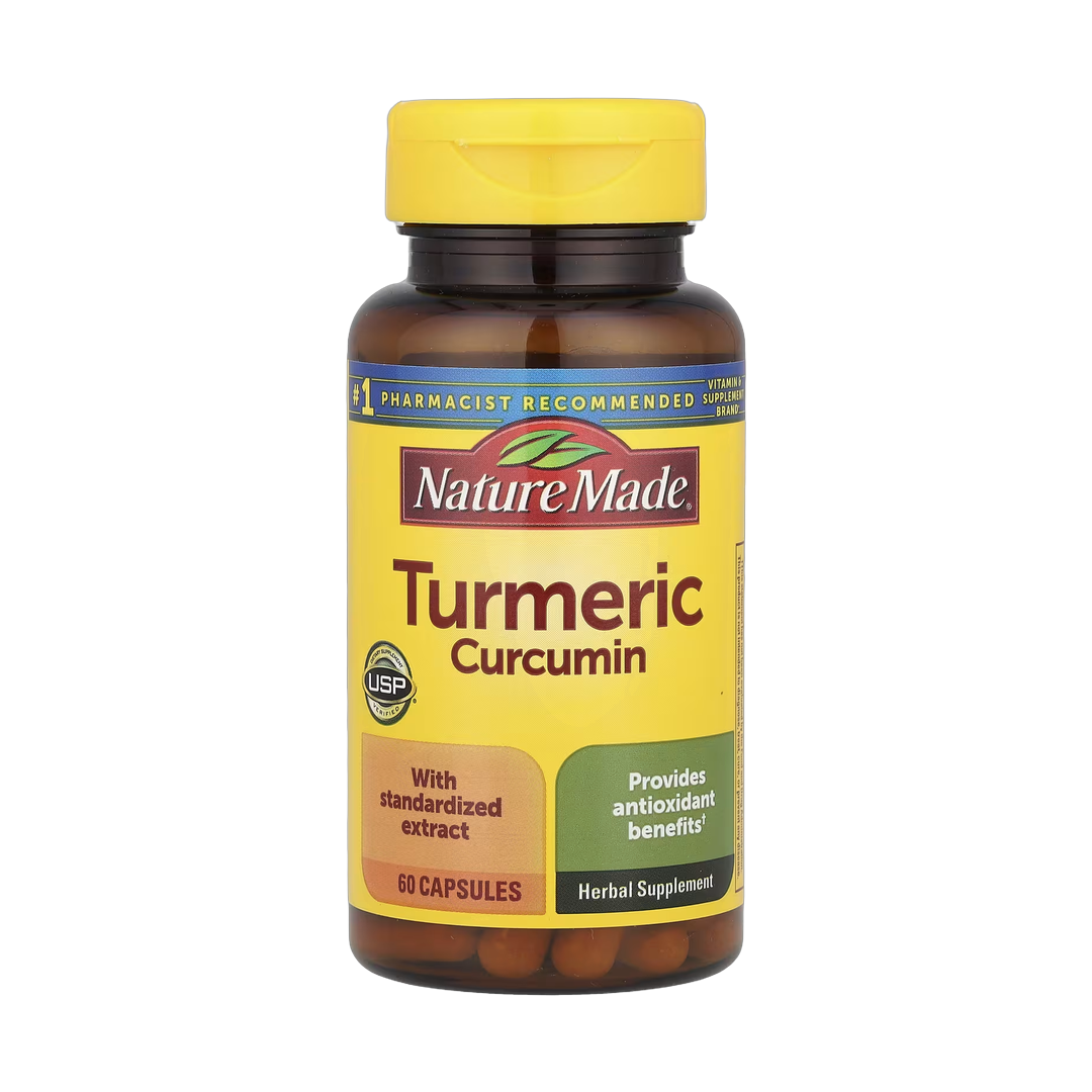 Nature Made, Turmeric Curcumin, 60 Capsules front packaging view
