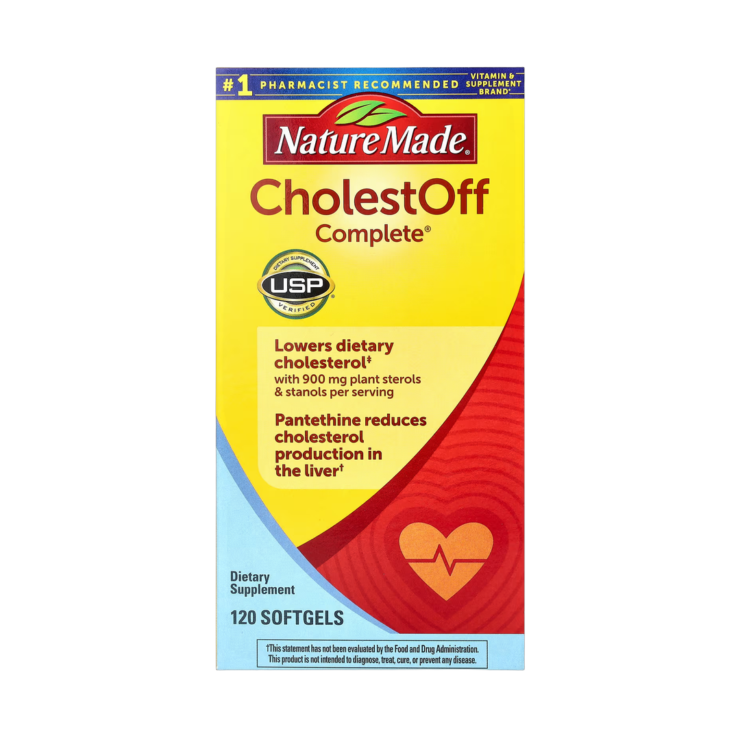 Nature Made, CholestOff Complete, 120 Softgels front packaging view