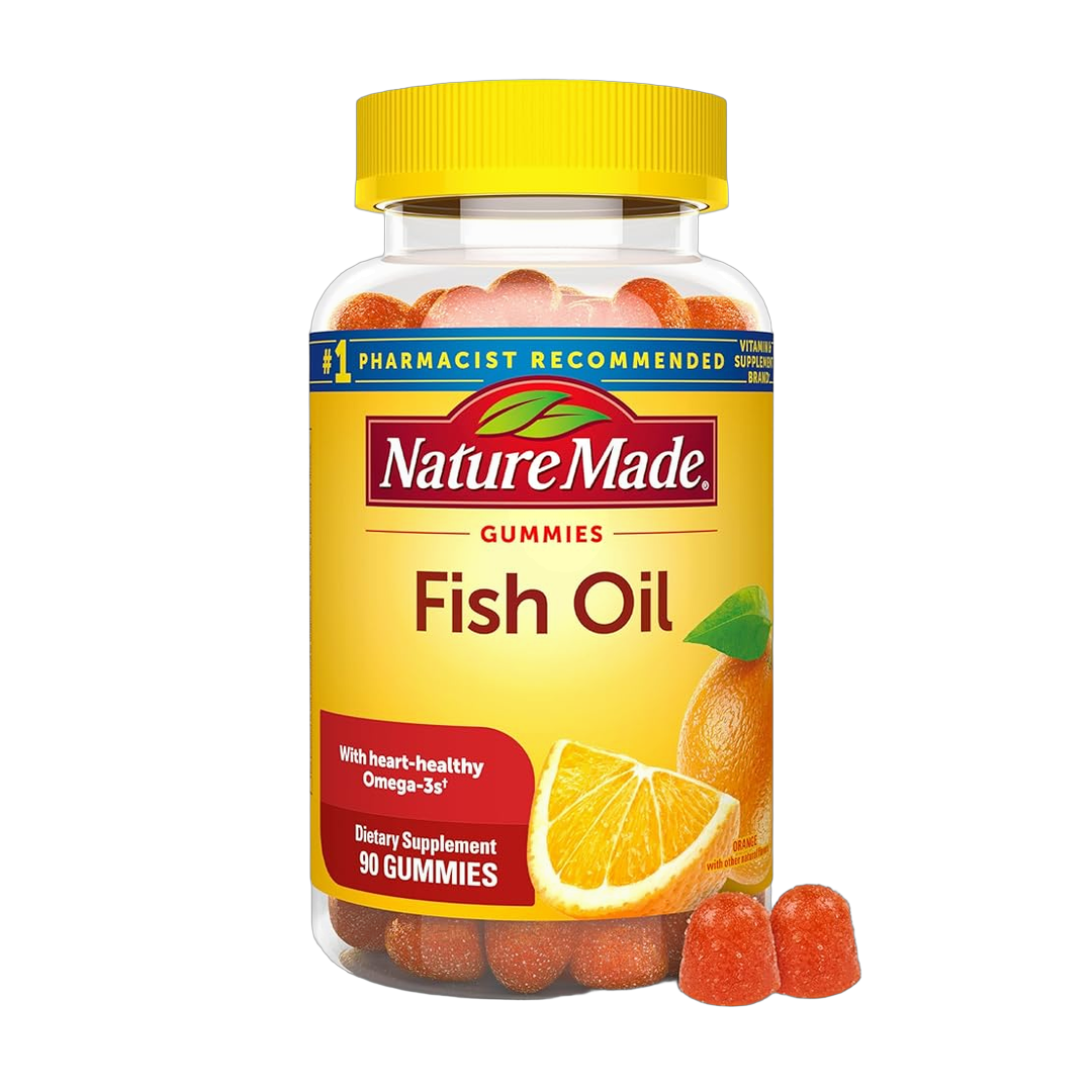 Nature Made, Fish Oil Gummies, Orange , 90 Gummies front packaging view