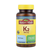Nature Made, Vitamin K2, 100 mcg, 30 Softgels front packaging view