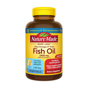 Nature Made, Ultra Omega-3 Fish Oil, 1400 mg, 90 Softgel front packaging view