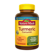 Nature Made, Turmeric Curcumin, 500 mg, 120 Capsules front packaging view