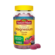 Nature Made, High Absorption Magnesium Citrate, 200 mg, 60 Gummies front packaging view