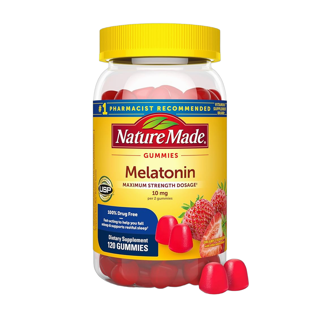 Nature Made, Melatonin, 10 mg , 120 Gummies front packaging view