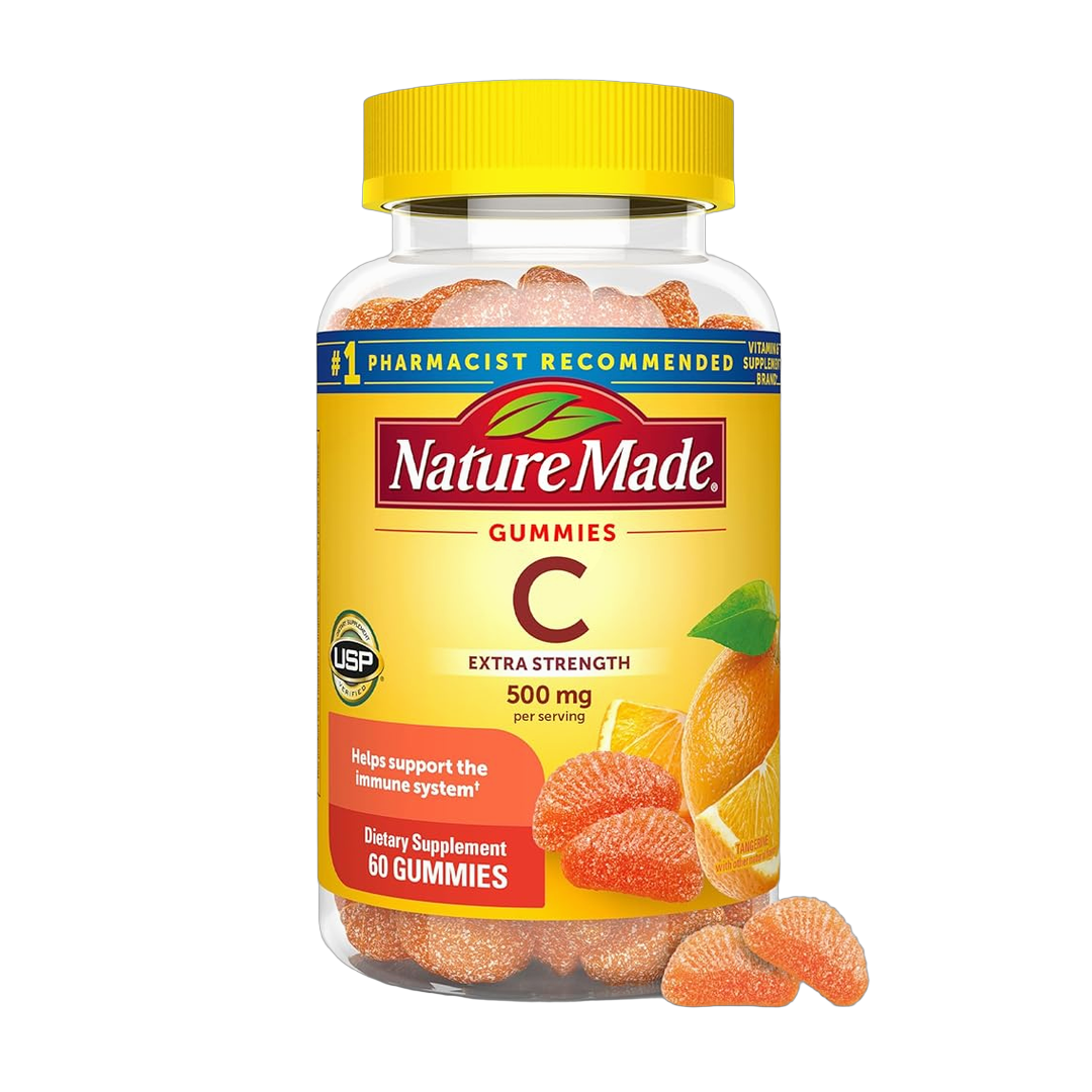 Nature Made, Vitamin C Extra Strength , 500 mg, 60 Gummies front packaging view