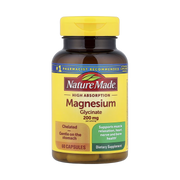 Nature Made, Magnesium Glycinate, 60 Capsules front packaging view