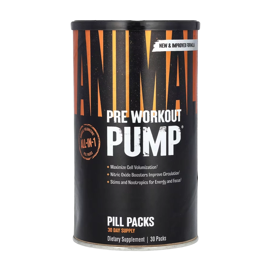 Animal, Pre Workout Pump, Pill Packs , 30 Packs