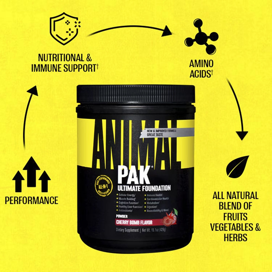 Animal, Pak®, Ultimate Foundation, Cherry Bomb, 15.1 oz (429 g)