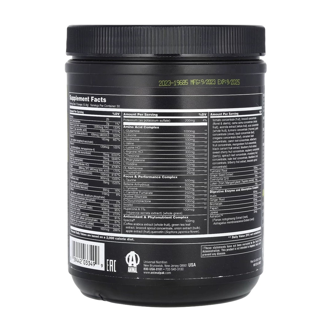 Animal, Pak®, Ultimate Foundation, Fruit Punch, 14.7 oz (417 g)