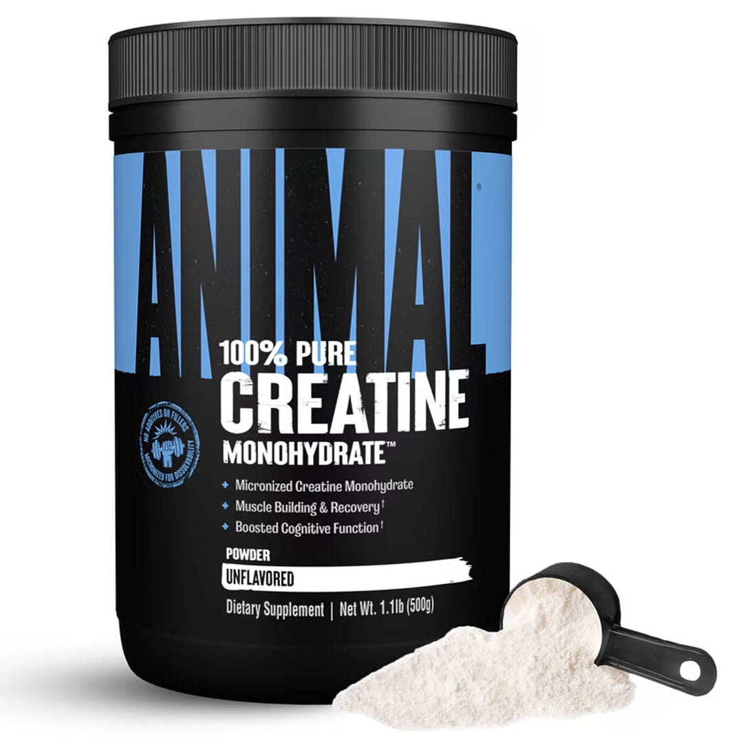 Animal, 100% Pure Creatine Monohydrate™ Powder, Unflavored, 1.1 lb (500 g)
