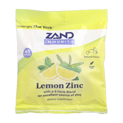 Zand, Immunity, Lemon Zinc, Natural, 45 Lozenges front packaging view