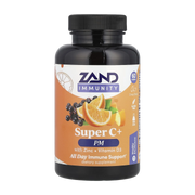 Zand, Immunity, Super C+ PM, With Zinc/Vitamin D3, 60 Tablets front packaging view
