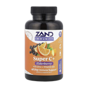 Zand, Immunity, Super C+ Elderberry with Zinc, Vitamin D3, 60 Tablets front packaging view