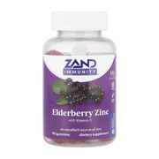 Zand, Immunity, Elderberry Zinc with Vitamin C, 60 Gummies front packaging view