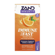 Zand, Immune Fast, Zesty Orange, 30 Chewable Tablets front packaging view