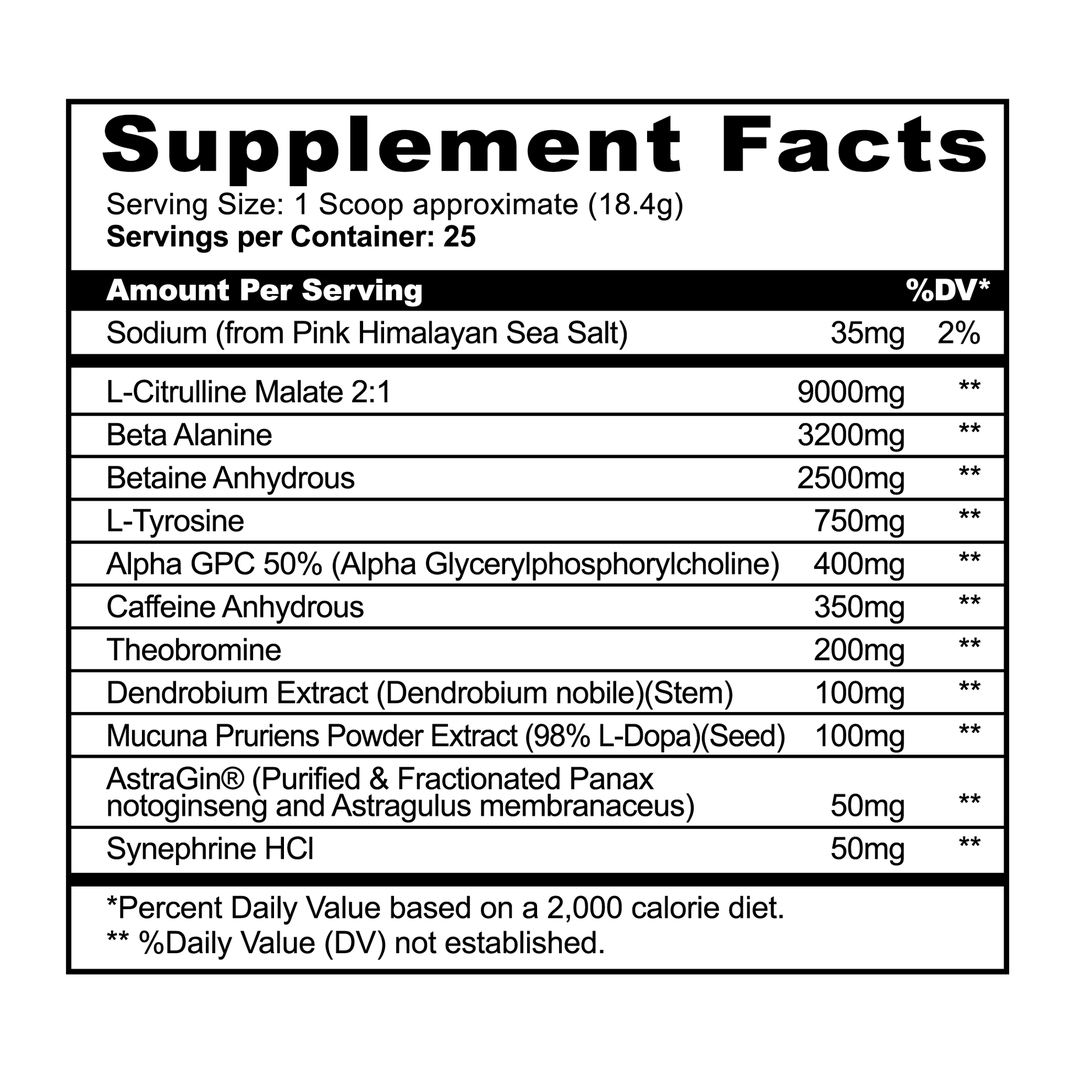 Panda Supplements, Pandamic Pre-Workout, Peach Gummy Rings, 25 Servings
