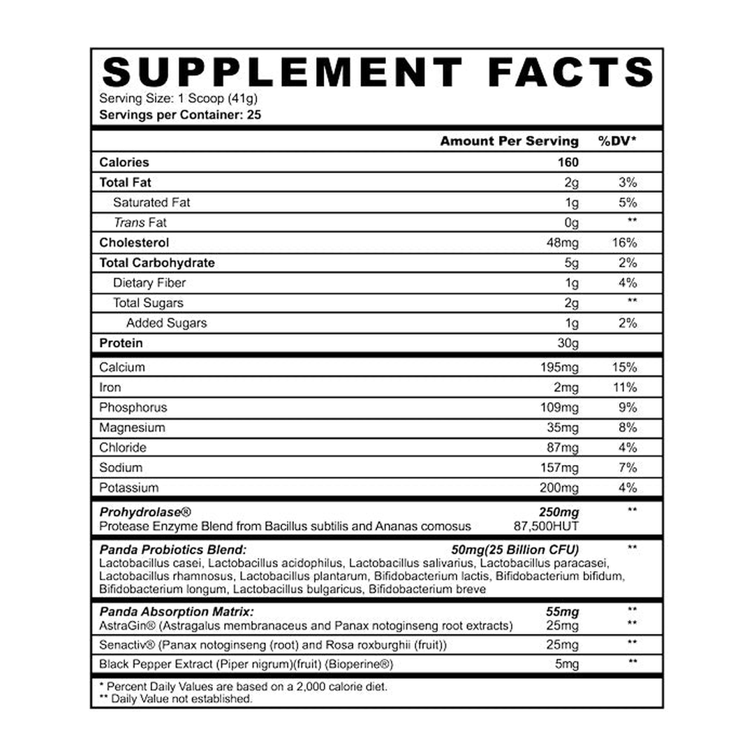 Panda Supplements, Fuel Premium Protein, Mint Chocolate Chip Ice Cream, 25 Servings