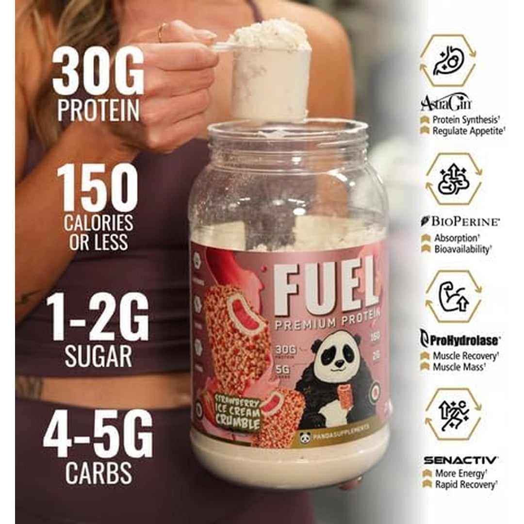 Panda Supplements, Fuel Premium Protein, Cinnamon Toast Cereal, 25 Servings, 2.5 lb